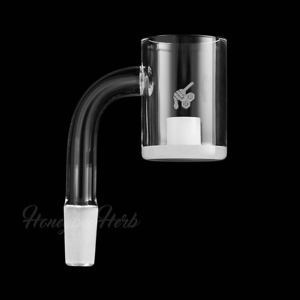 HONEY & MILK CORE REACTOR QUARTZ BANGER - 90° DEGREE | YL - Discreet Smoker