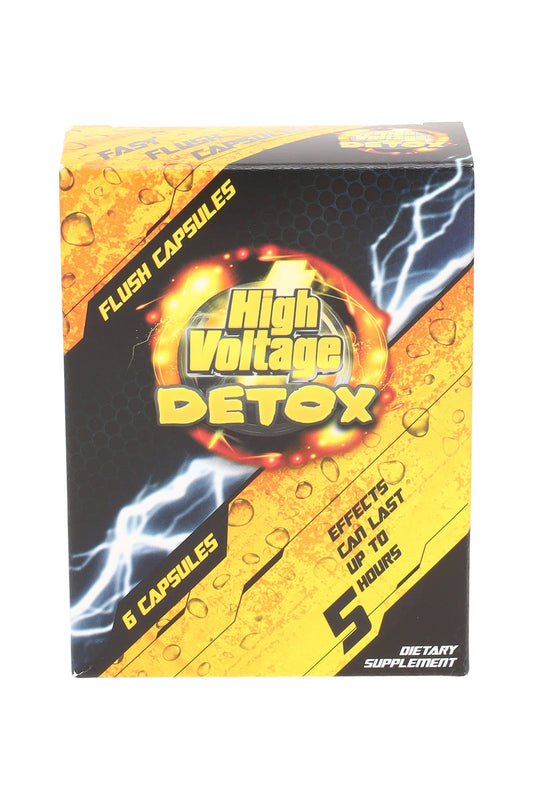 High Voltage Detox Flush Capsules – 6 Count - Discreet Smoker