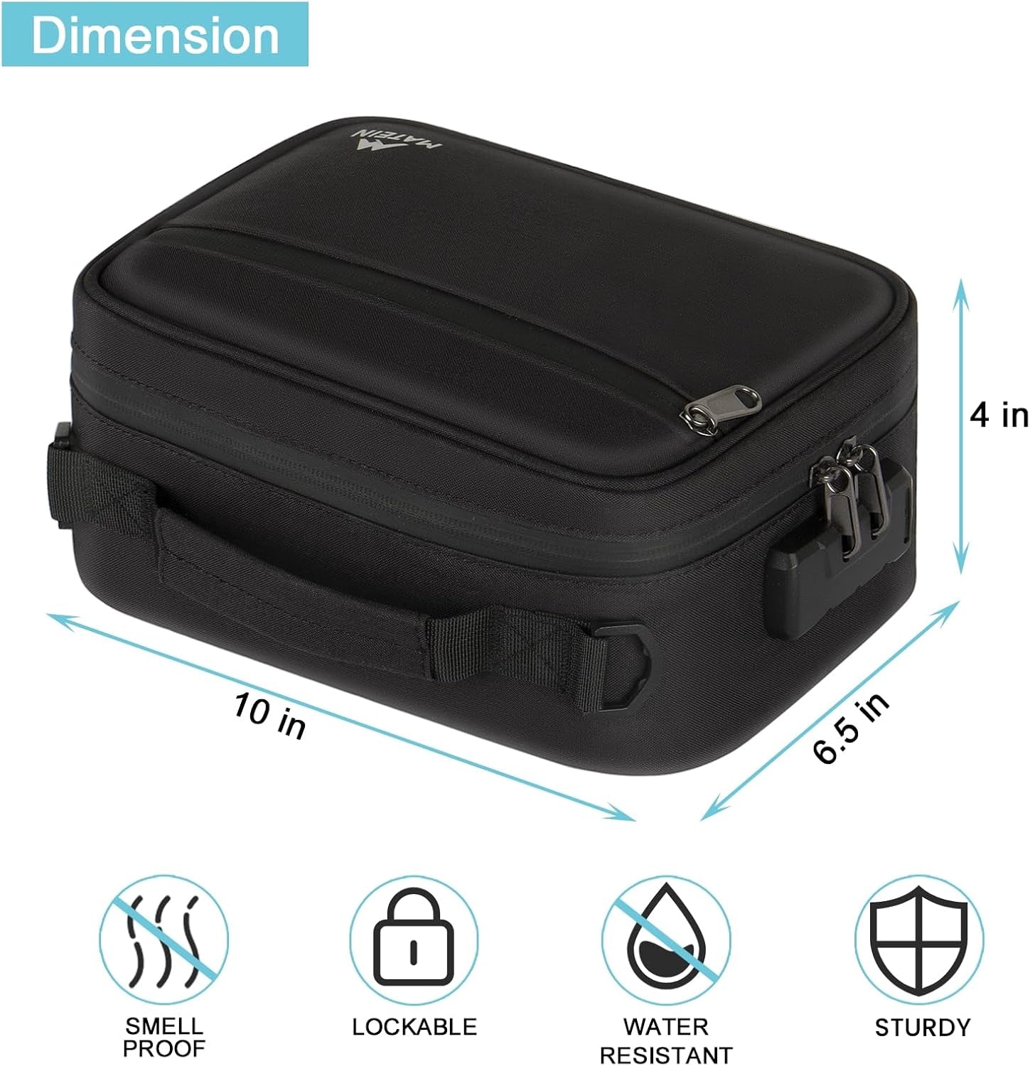 MATEIN Smell Proof Bag, Odor Proof Bags, Stash Box Container