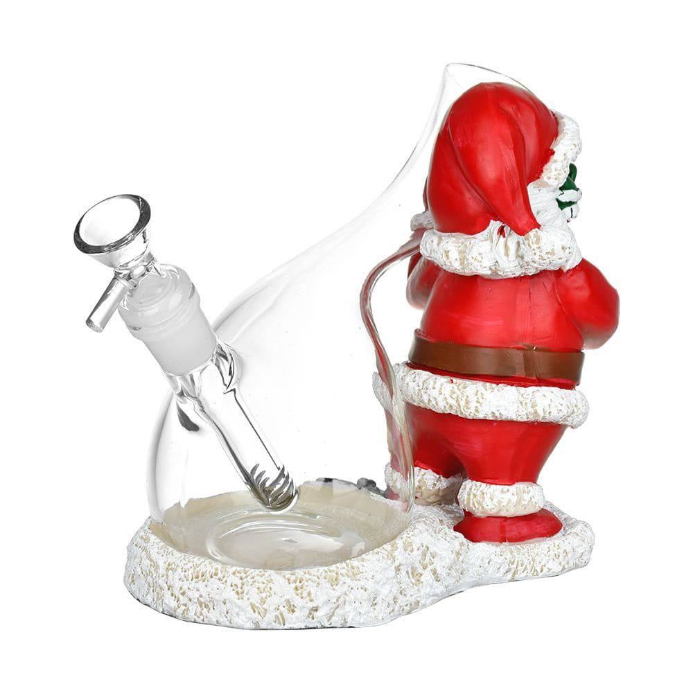 Slay Time Santa Water Pipe - 6.5" / 14mm F - Discreet Smoker