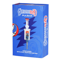 Grateful Dead x Pulsar Inside Print Vapor Vessel & SYF Dab Dish - 9.25" / Boxer - Discreet Smoker