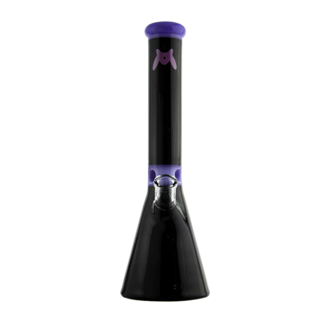 MAV 13.5" Mini Zebra Beaker Water Pipe - Discreet Smoker