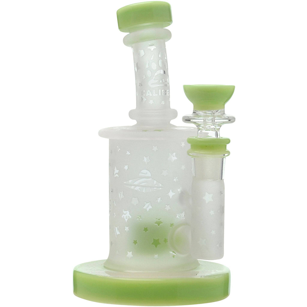 Calibear Sandblasted Flower Of Life Mini Can Bong - Discreet Smoker