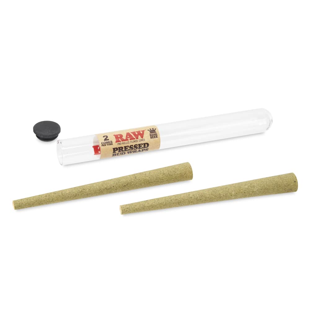 King Size Raw Pressed Bud Cones 12ct – King Size 2pk Tubes - Discreet Smoker