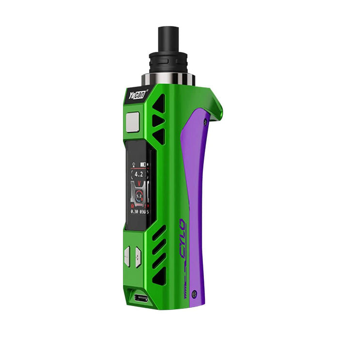 Yocan Cylo Concentrate + 510 Vaporizer, Green Purple