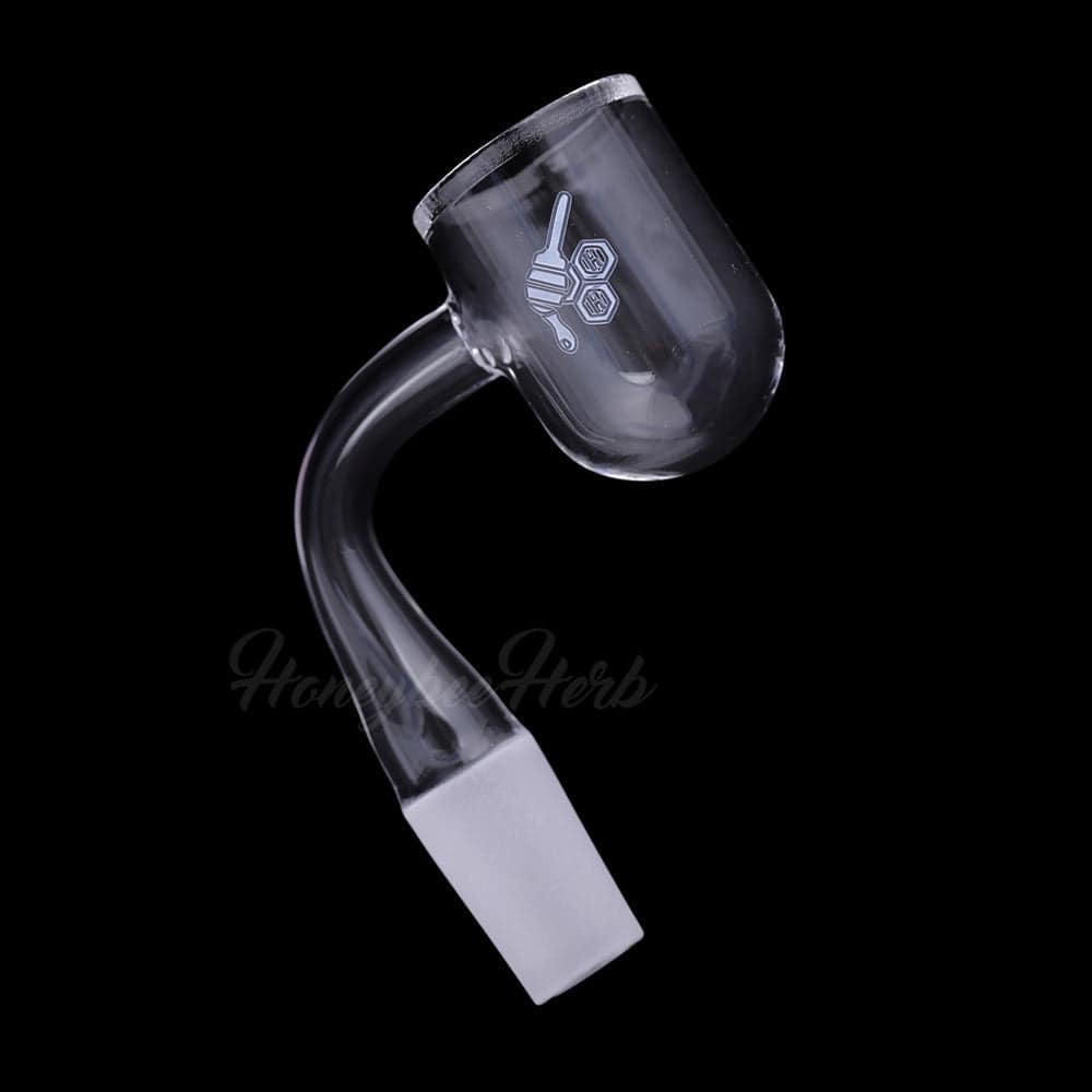 HONEY BEVEL BOWL QUARTZ BANGER - 90° DEGREE | YL - Discreet Smoker