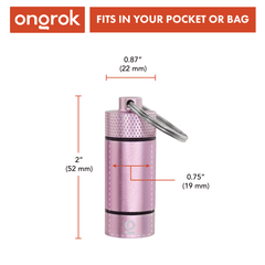 Ongrok Small Storage Keychain - Discreet Smoker