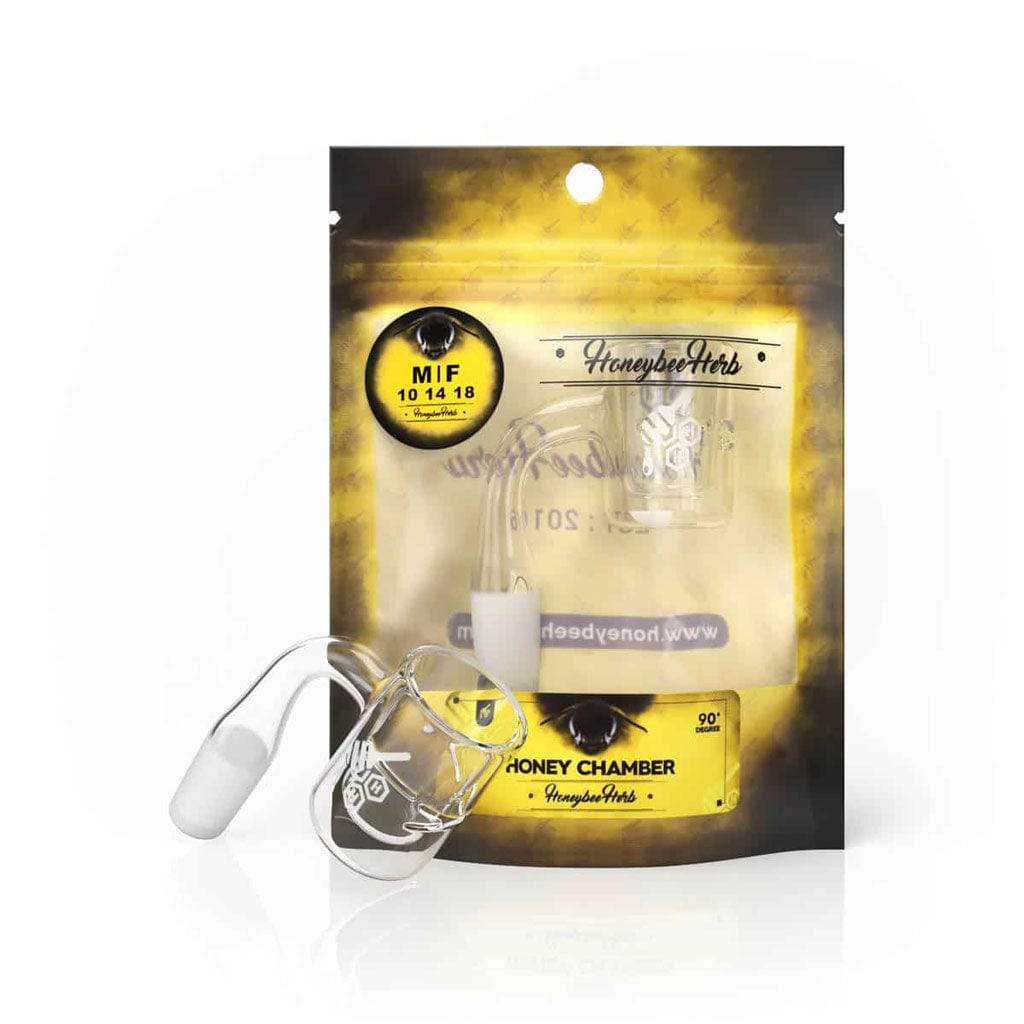 HONEY CHAMBER QUARTZ BANGER - 90° DEGREE | YL - Discreet Smoker