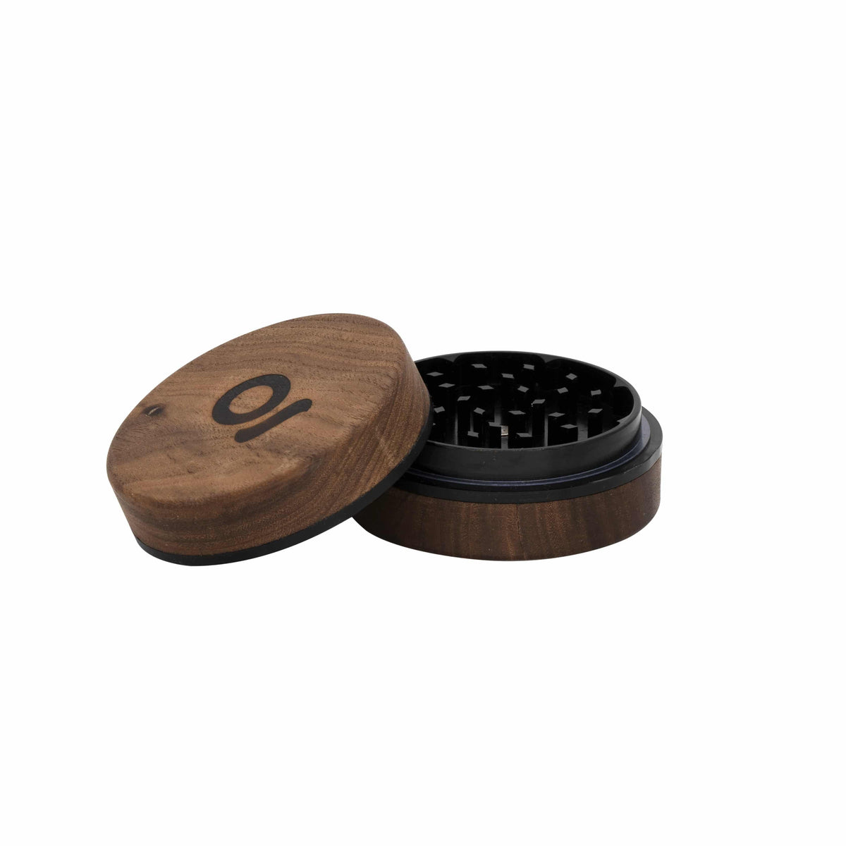ONGROK 3 Inch, 2-Piece Walnut Grinder - Discreet Smoker