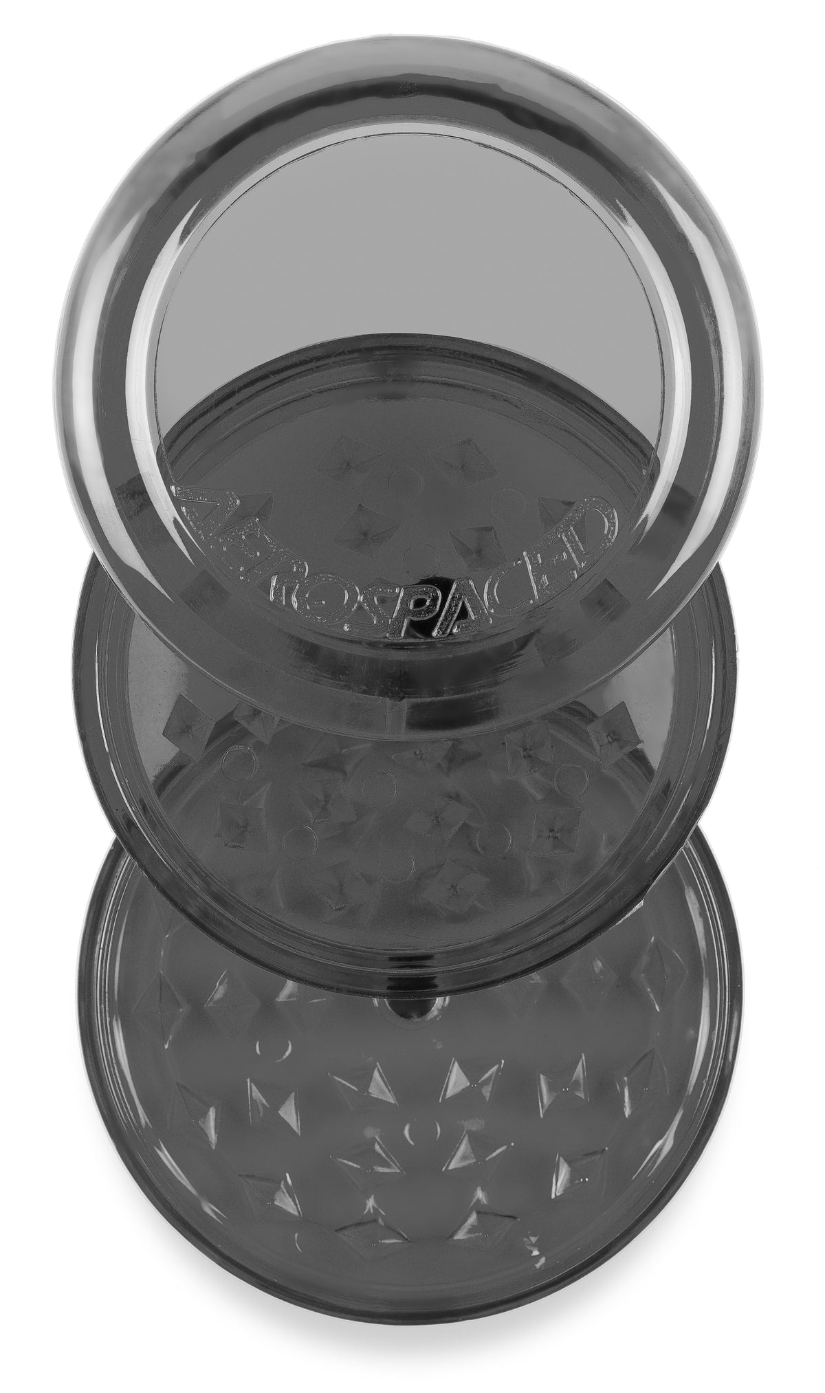 Higher Standards 4-Piece Herb Grinder with Pollen Catcher - Discreet Smoker