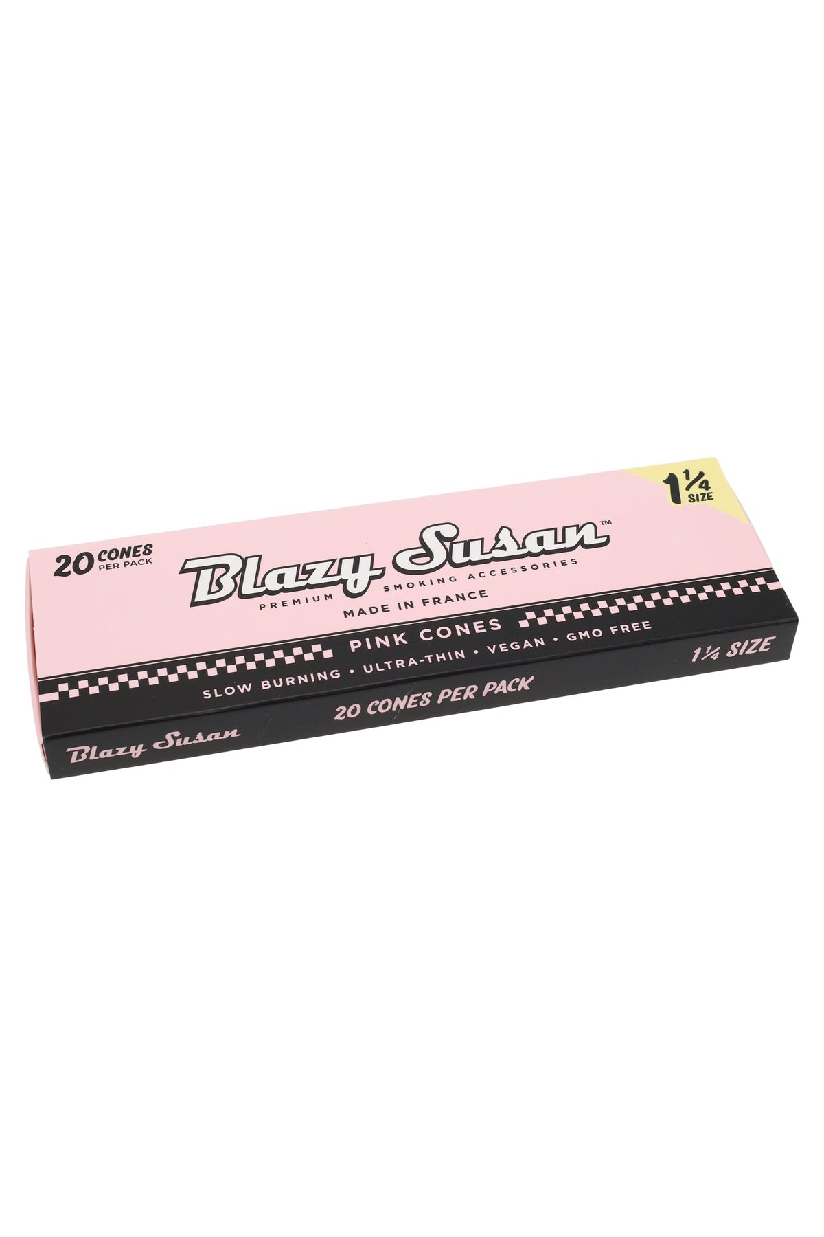Blazy Susan 1¼ Pre-Rolled Cones – Pink or Purple – 20/Pack – 12-Count Display - Discreet Smoker