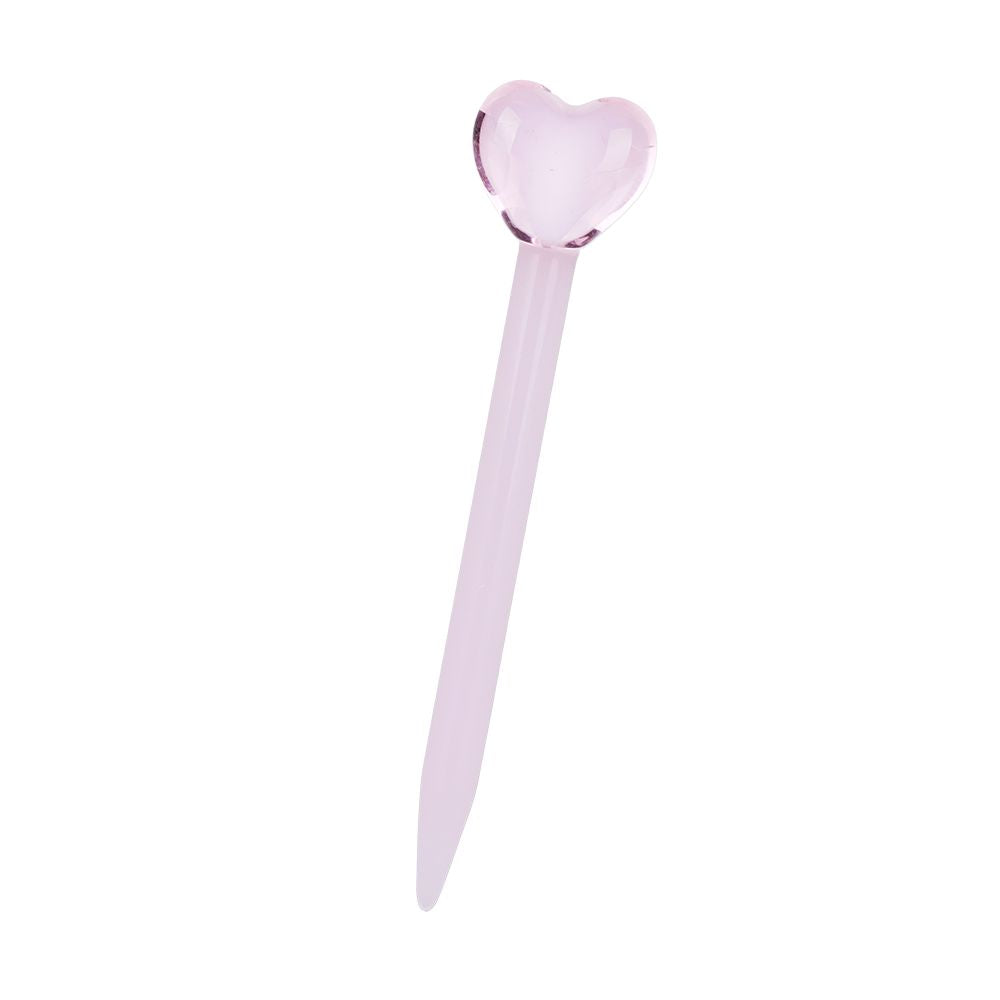 Lovely Heart Glass Dab Rig Set - 6.25" / 14mm F - Discreet Smoker