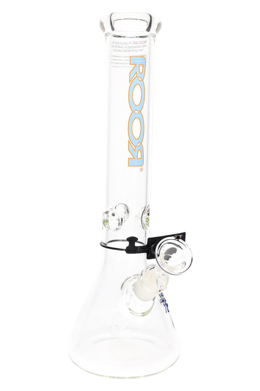 ROOR 5 mm Beaker Bong with Ice Pinch – Glass-on-Glass Classic - Discreet Smoker