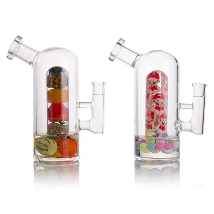 Fun Capsule Rig Glass Water Pipe - Discreet Smoker