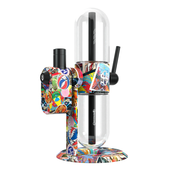 Grateful Dead Modul + Dok Deluxe Travel Set - Legacy Patchwork - Discreet Smoker