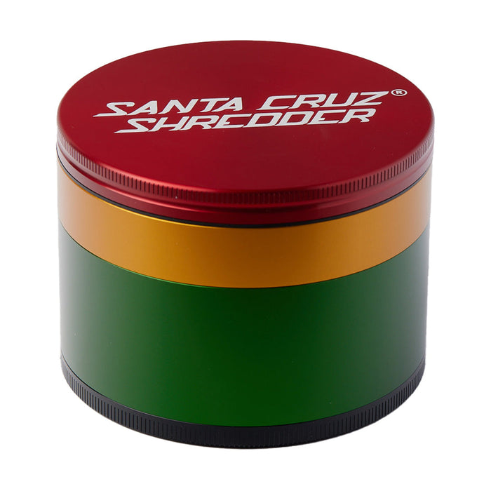 Santa Cruz Shredder Large 4-Piece Grinder, Rasta