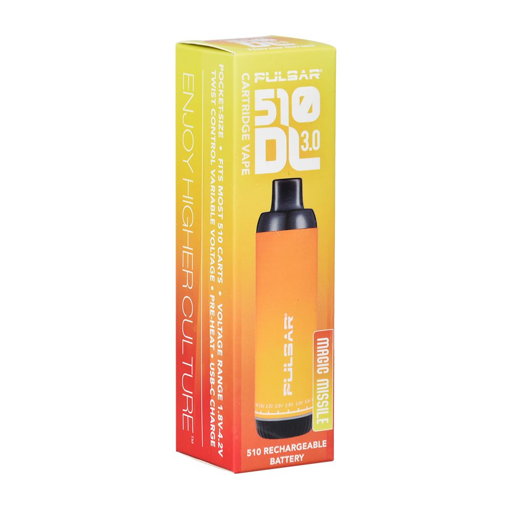 Pulsar 510 DL 3.0 Thermo Twist Variable Voltage Vape Pen | 650mAh - Discreet Smoker