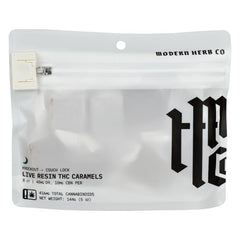 Modern Herb Co D9 Live Resin Caramels | 320mg-400mg | 8pc Bag - Discreet Smoker