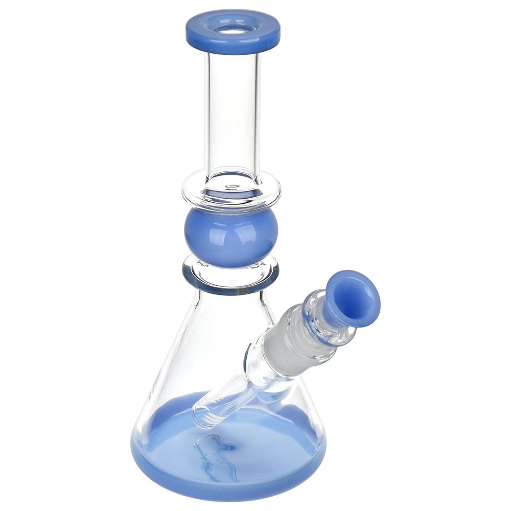 Glass House Orb Beaker Water Pipe - 8.5" / 14mm F - Discreet Smoker