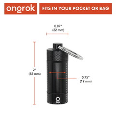 Ongrok Small Storage Keychain - Discreet Smoker