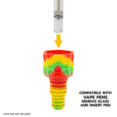 Ooze Swerve Silicone Water Pipe - Discreet Smoker