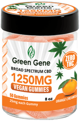 Green Genie CBD Vegan Pectin Infused Gummies w/ B12 Vitamins (625MG - 2500MG) - Discreet Smoker