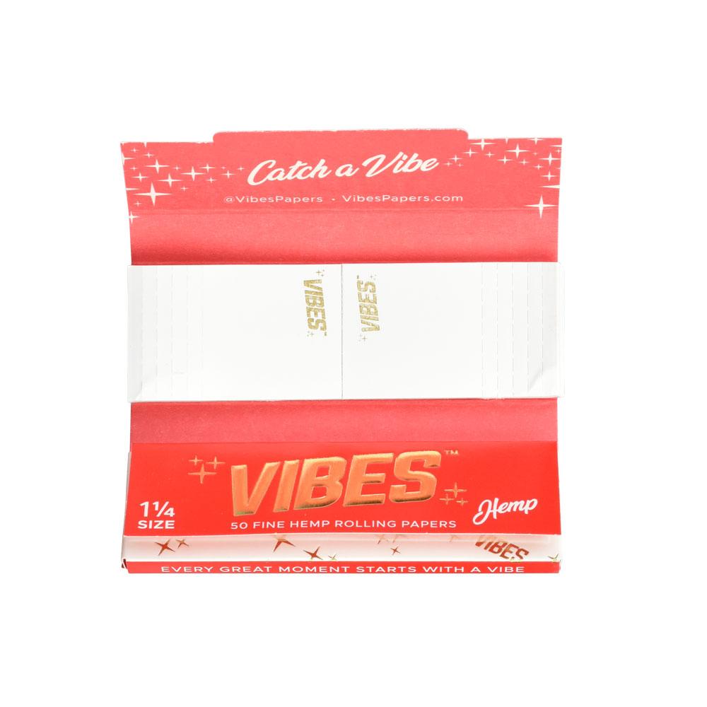 VIBES Hemp Rolling Papers w/ Tips - Discreet Smoker