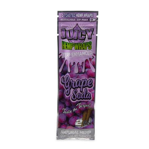Juicy Jays Terp Enhanced Hemp Wraps 2pk Pouch 25ct POP Display - Discreet Smoker