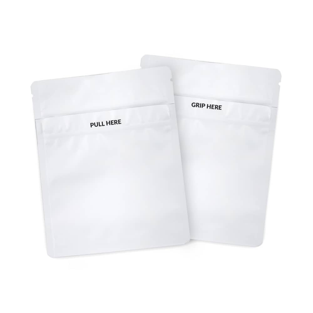 Loud Lock 1/8 Grip N Pull Mylar Smell Proof Child Safe Vacuum Seal Bags - 1,000 Count - Discreet Smoker