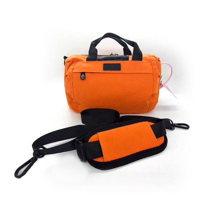 FIREBAR LABS SMELL PROOF LOCKABLE MINI DUFFLE, Electric Orange