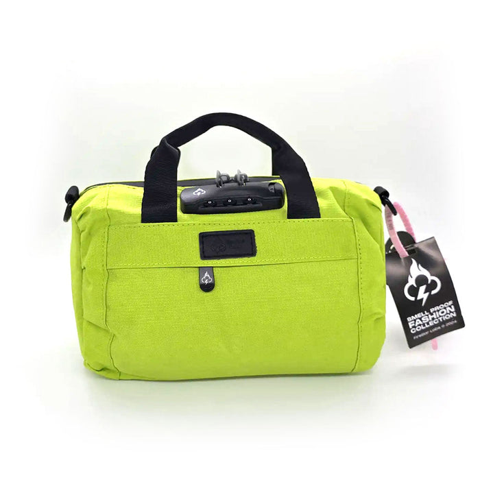 FIREBAR LABS SMELL PROOF LOCKABLE MINI DUFFLE, Festival Green