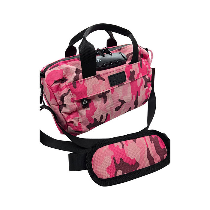 FIREBAR LABS SMELL PROOF LOCKABLE MINI DUFFLE, Pink Camo