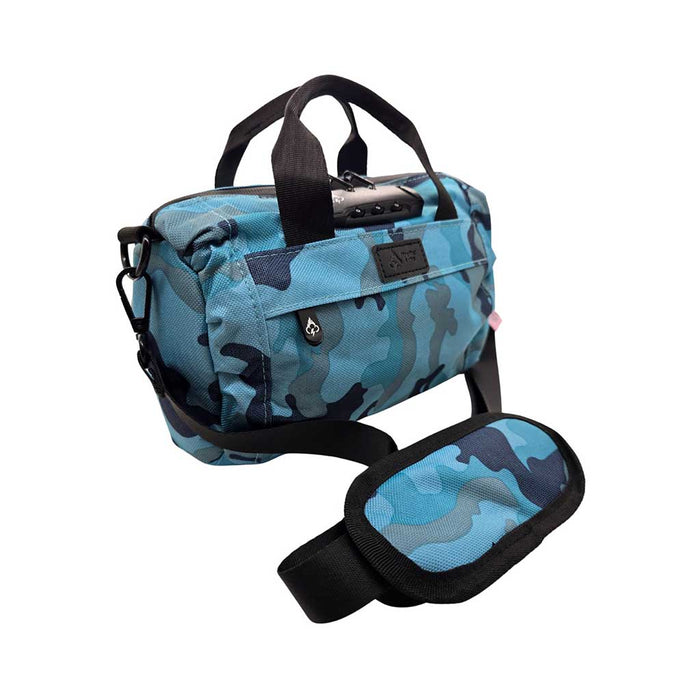 FIREBAR LABS SMELL PROOF LOCKABLE MINI DUFFLE, Teal Camo