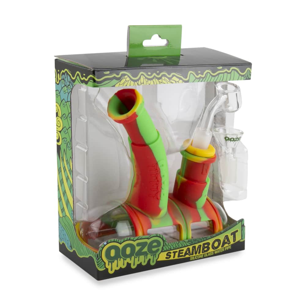 Ooze Steamboat Silicone Bubbler - Discreet Smoker