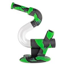 Ooze Swerve Silicone Water Pipe - Discreet Smoker