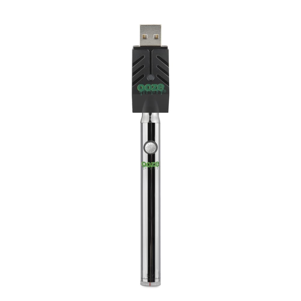 Ooze Slim Twist 510 Thread 320 mAh CBD Vape Pen Battery + USB Charger - Discreet Smoker