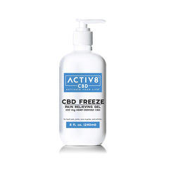 ACTIV8 CBD Freeze Pain Relieving Gel: 250mg & 650mg CBD
