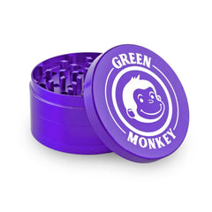 Green Monkey Grinder - Capuchin 4pc - 75mm - Discreet Smoker