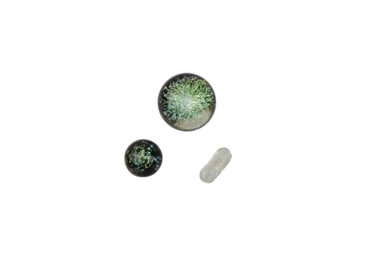 Opaque Bottom Bubble Slurper Set 14MM 90 Male - Discreet Smoker