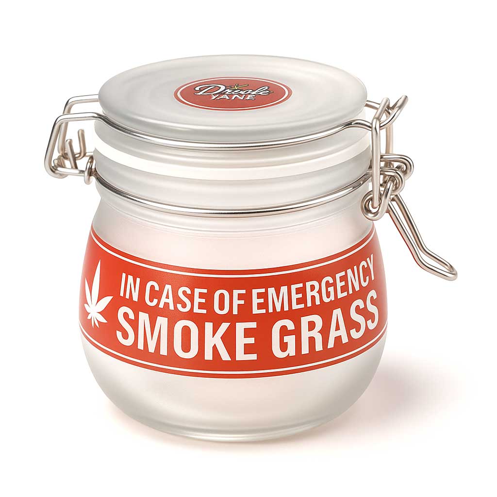 FUJIMA AIRTIGHT GLASS STASH JAR - Discreet Smoker