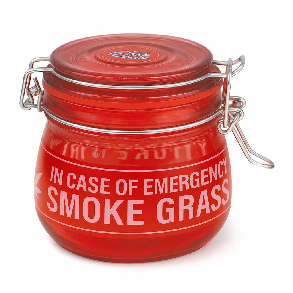 FUJIMA AIRTIGHT GLASS STASH JAR - Discreet Smoker