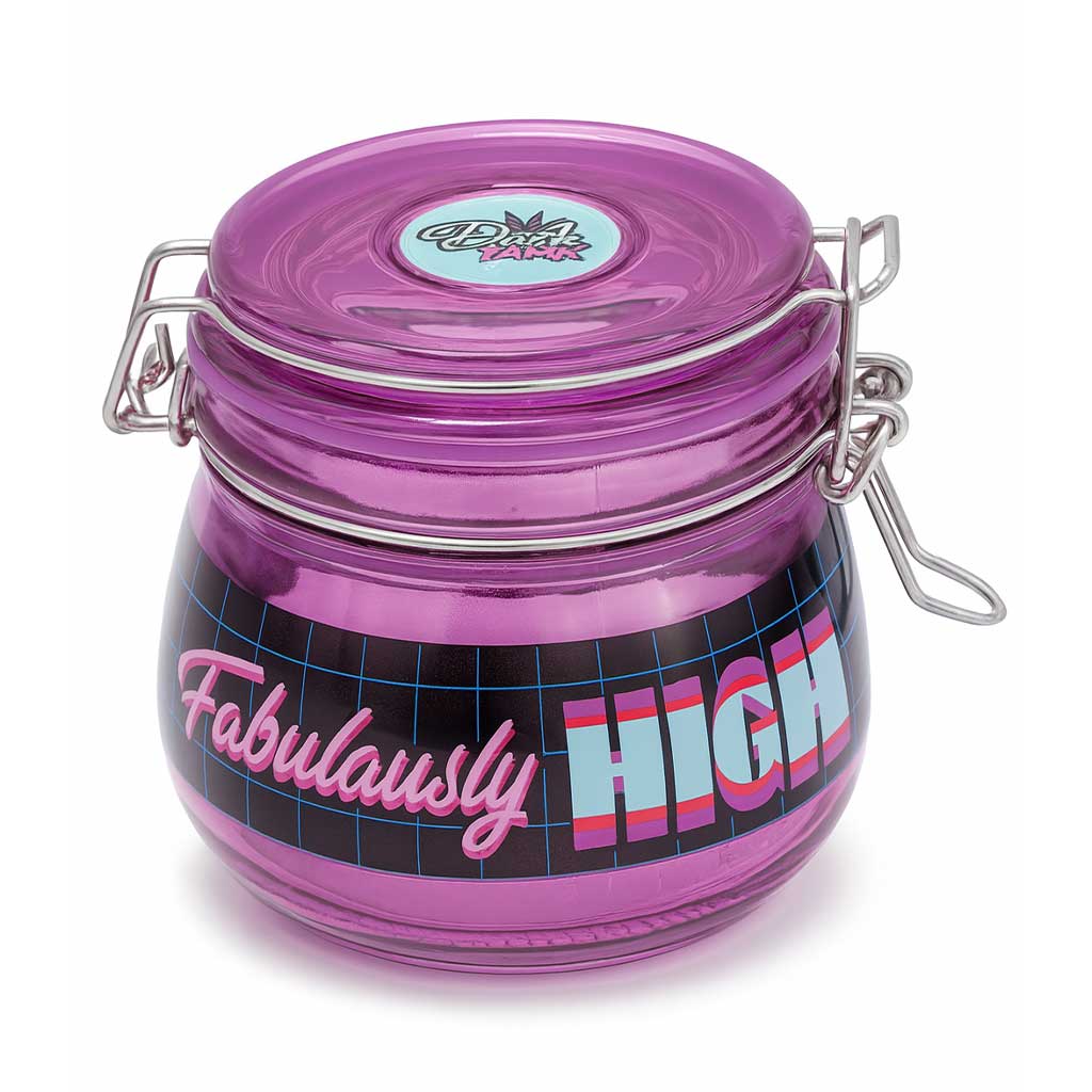 FUJIMA AIRTIGHT GLASS STASH JAR - Discreet Smoker