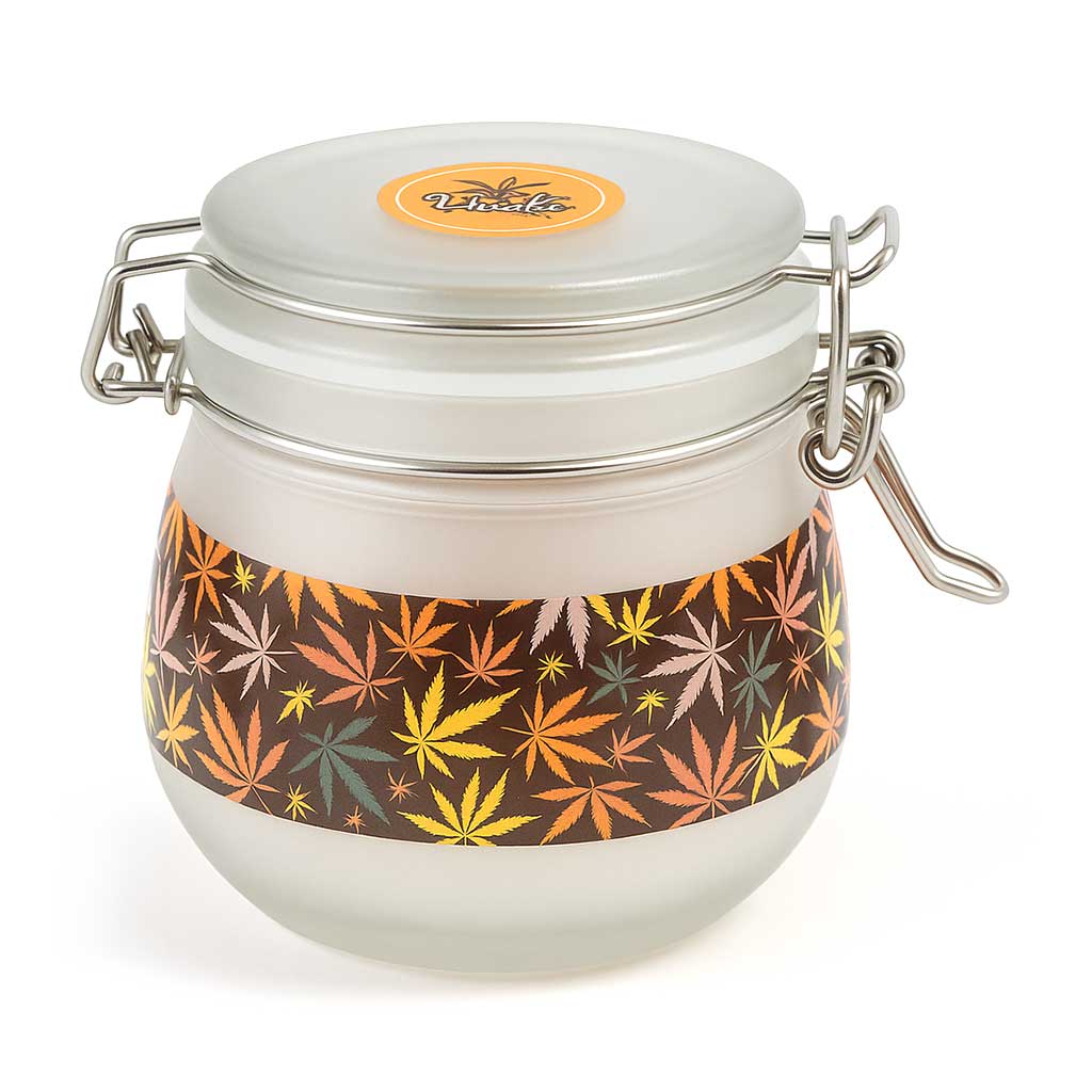 FUJIMA AIRTIGHT GLASS STASH JAR - Discreet Smoker