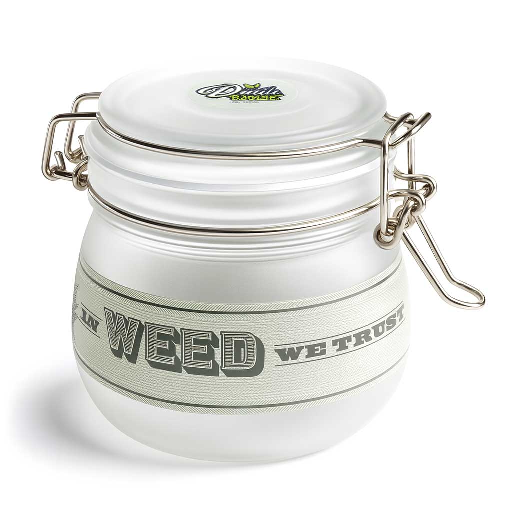 FUJIMA AIRTIGHT GLASS STASH JAR - Discreet Smoker
