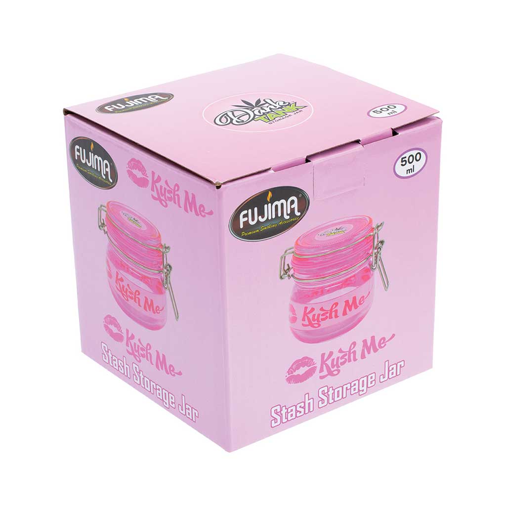FUJIMA AIRTIGHT GLASS STASH JAR - Discreet Smoker