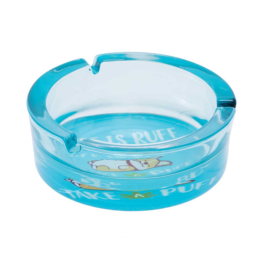 FUJIMA MEDIUM GLASS ASHTRAY - Discreet Smoker