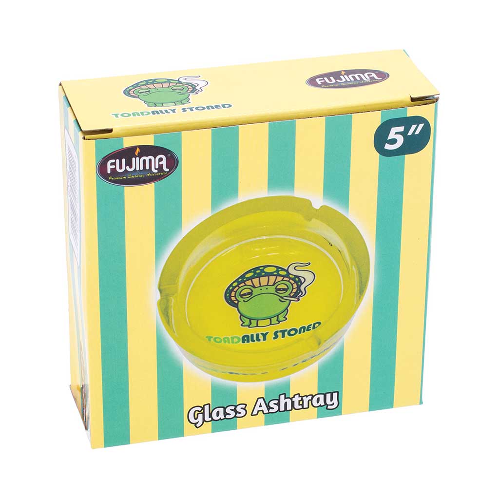 FUJIMA MEDIUM GLASS ASHTRAY - Discreet Smoker