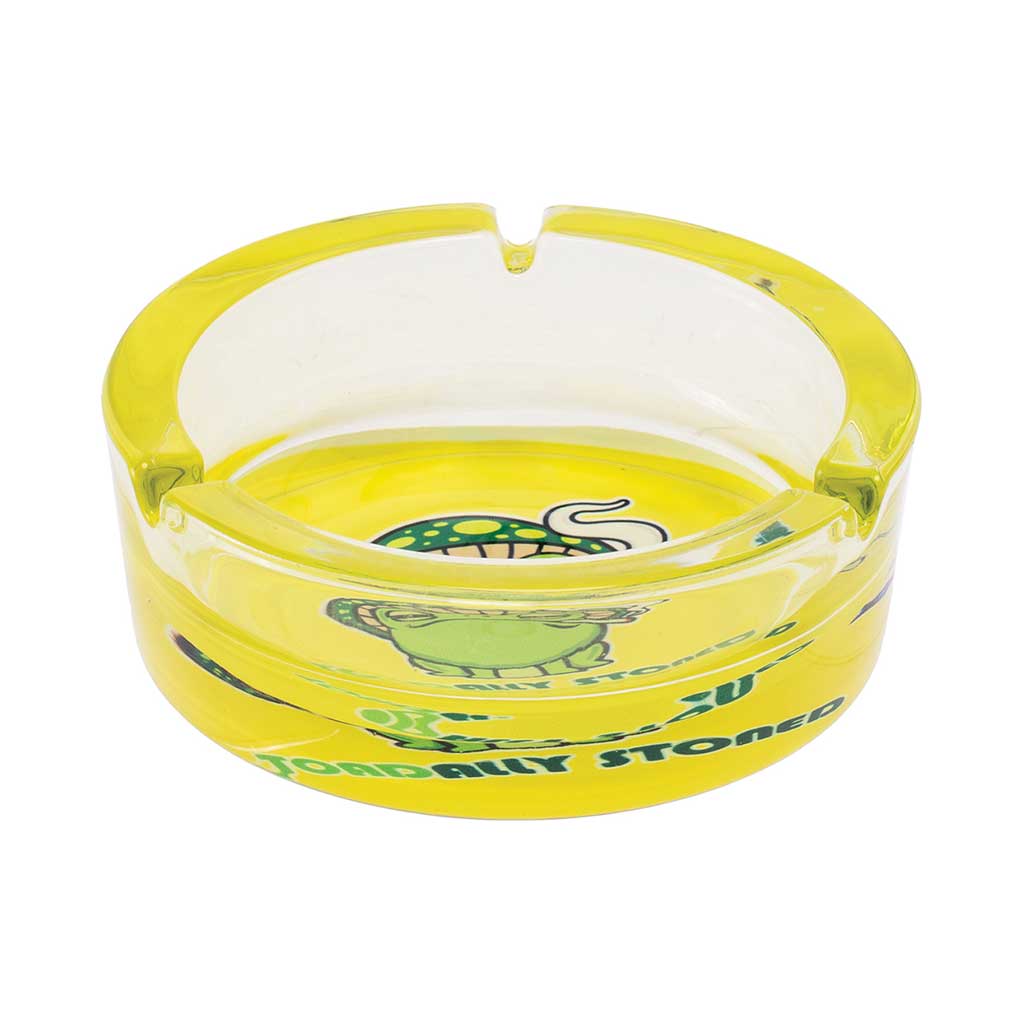 FUJIMA MEDIUM GLASS ASHTRAY - Discreet Smoker