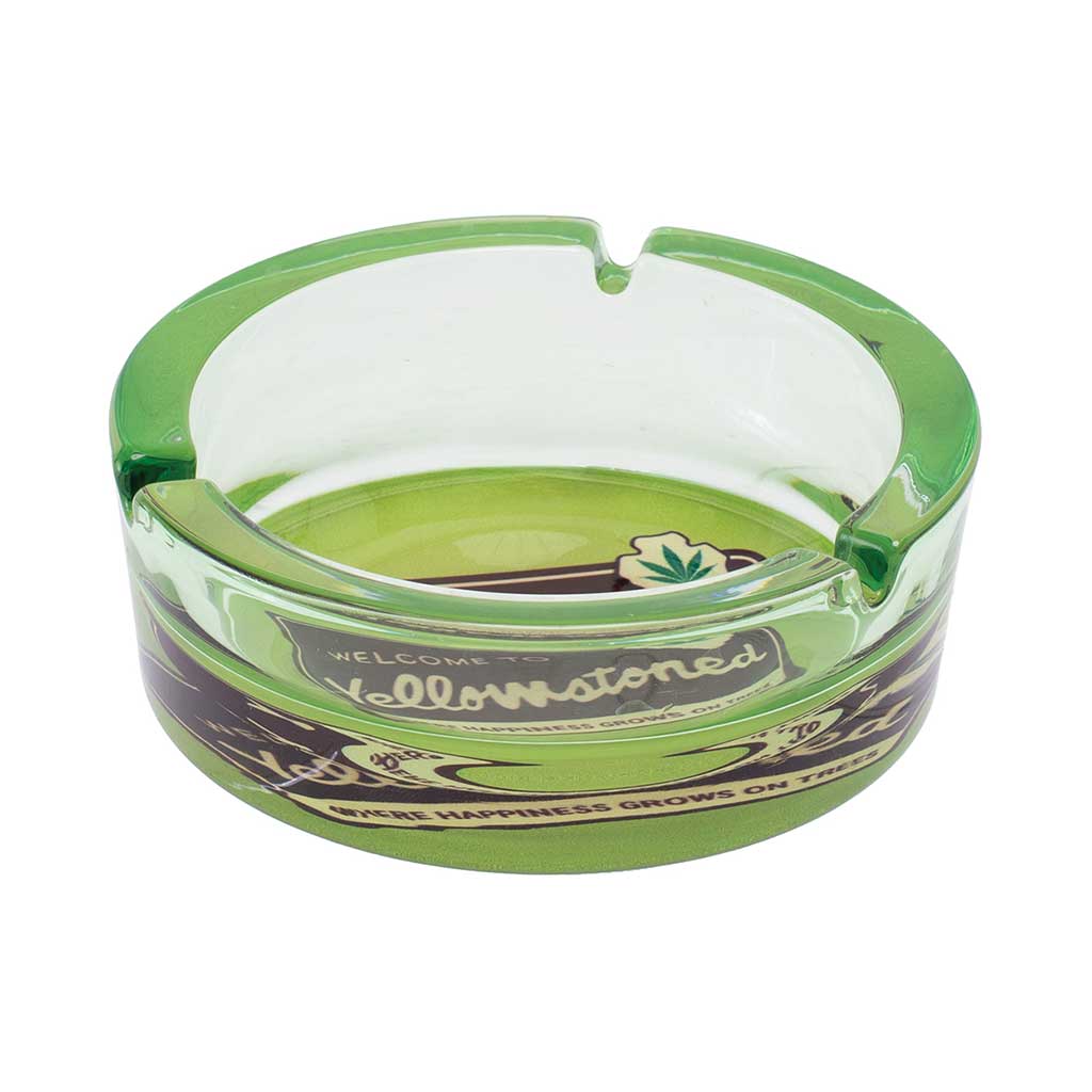 FUJIMA MEDIUM GLASS ASHTRAY - Discreet Smoker