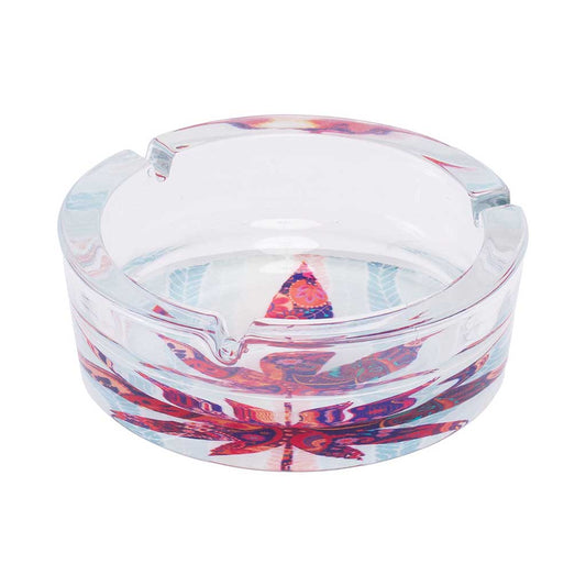 FUJIMA MEDIUM GLASS ASHTRAY - Discreet Smoker